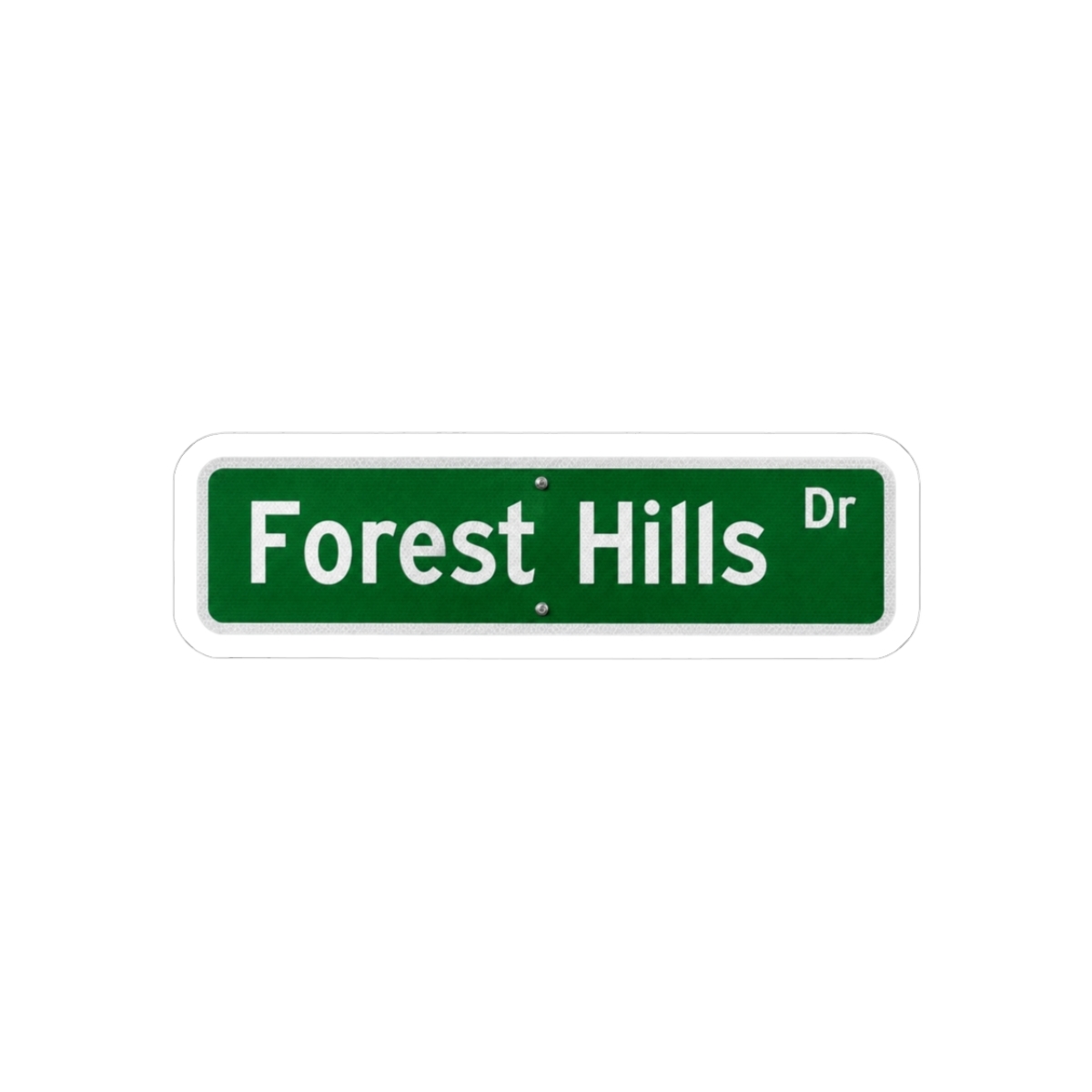 2014 Forest Hills Drive Sign | J. Cole
