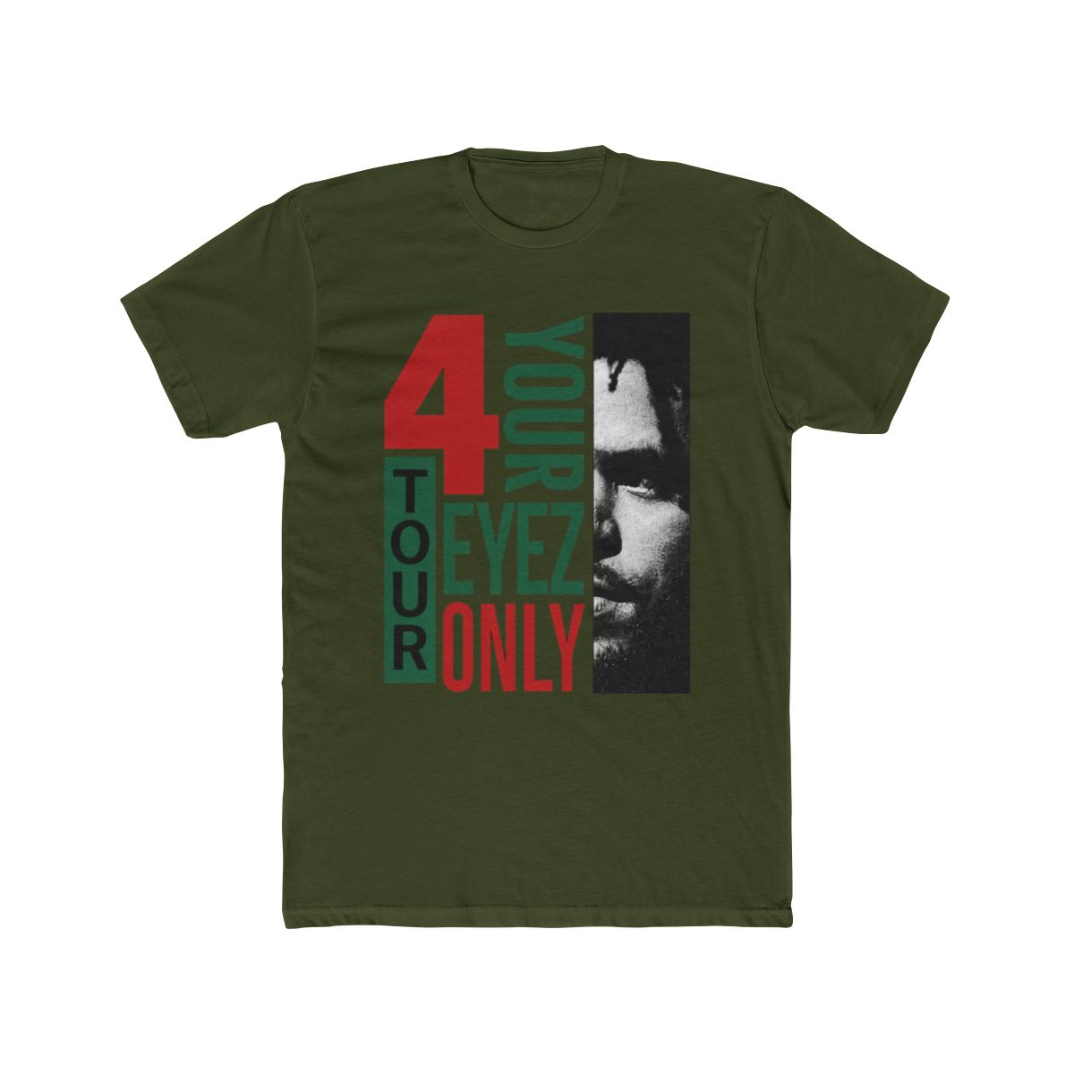 4 Your Eyez Only Tour J. Cole Concert T Shirt Men’s Size Small - alternate angle 4, merchandise