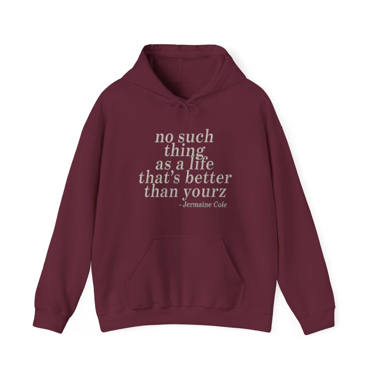J Cole Tour Merch - Love Yourz Navy Hoodie | J. Cole - alternate angle 3, merchandise